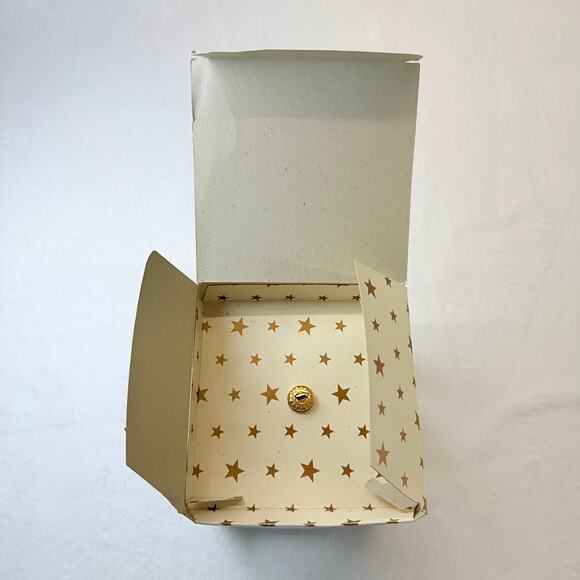 Handpainted Vintage Christmas Ornament Winter Scene with Houses and Trees - Picture 9 of 9